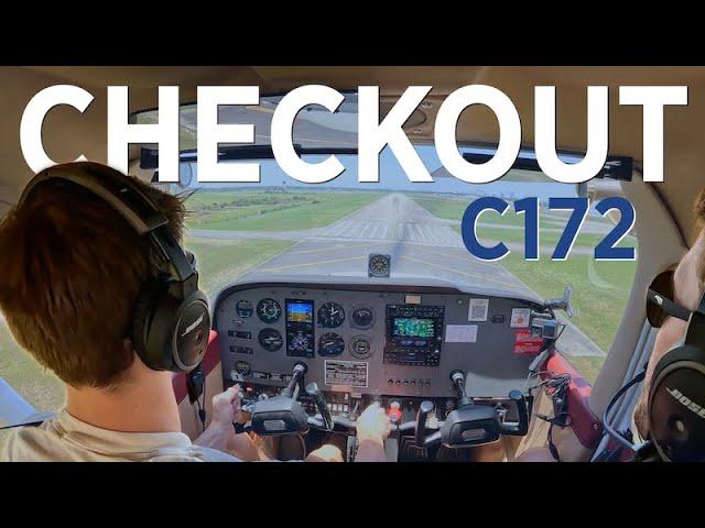 Cessna 172 Checkout Flight | I Couldn’t Sign Off