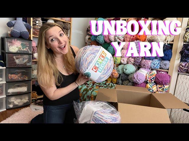 Unboxing New Yarn and Hooks and Surprise Goodies| YARN HAUL