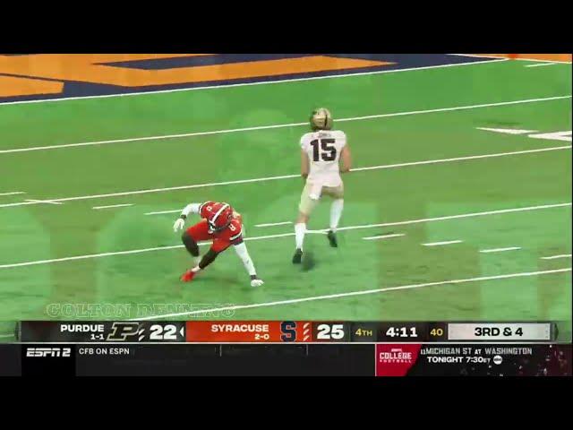 Charlie Jones vs. Syracuse 2022 Highlights