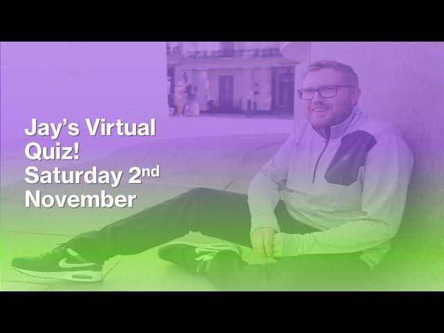 Virtual Pub Quiz, Live! Saturday 2nd November