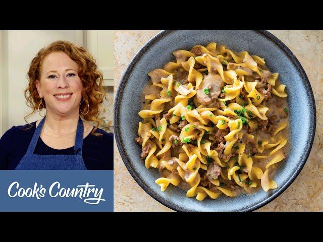 How to Make Ground Beef Stroganoff