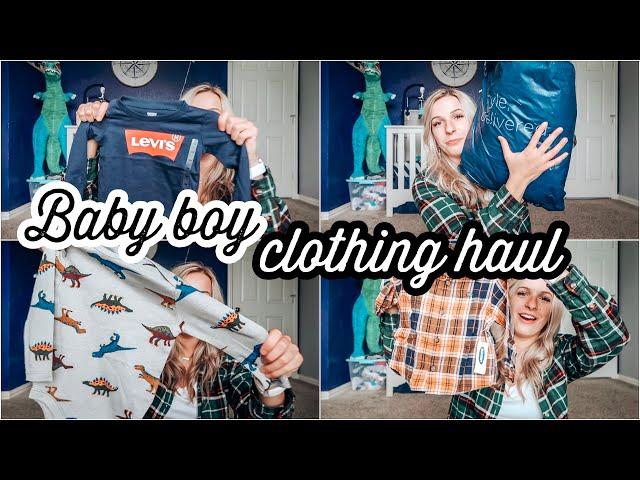 BABY BOY FALL & WINTER  CLOTHING HAUL | Brittandfam