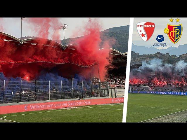 MUTTENZERKURVE im Wallis 2024 | Stimmungsvideo FC Sion v FC Basel