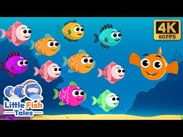 Counting Fish | Nursery Rhymes for Babies | Little Fish Tales | #fish #counting