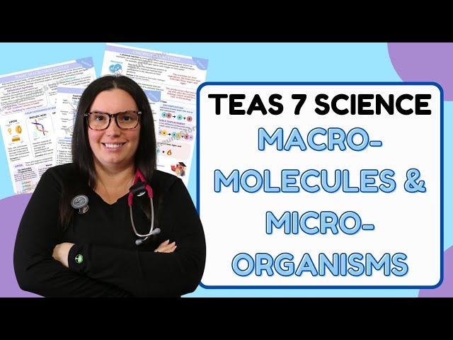 2024 ATI TEAS Science Macromolecules & Microorganisms in Disease Study Guide (with Practice Qs)