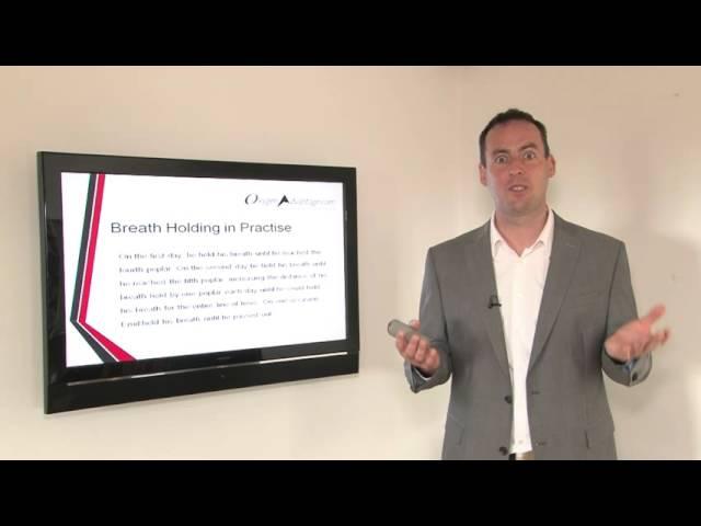 Breath Holding by Athletes- The Oxygen Advantage