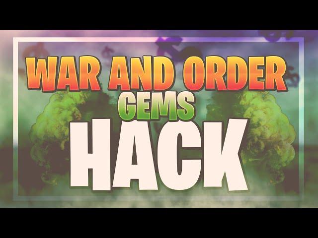  War and Order Hack 2023  Greatest Technique to Acquire Gems! Enjoy Proof Video! iOS & Android 