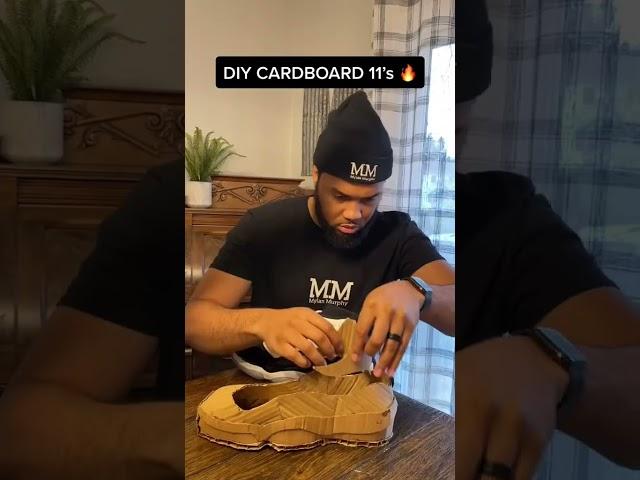 DIY Cardboard Jordan 11  #MotivatedByMylan | Nike Jordan 11 Sneakers