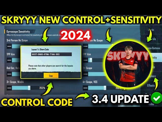 UPDATE 3.4 | SKRYYY SENSITIVITY | SKRYYY SENSITIVITY CODE | SKRYYY CONTROL CODE