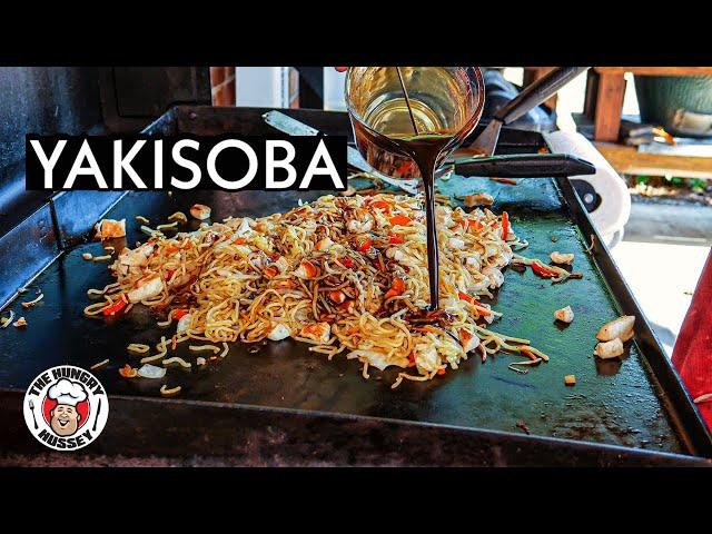 Yakisoba - Japanese Stir Fry Noodles on the Blackstone Griddle