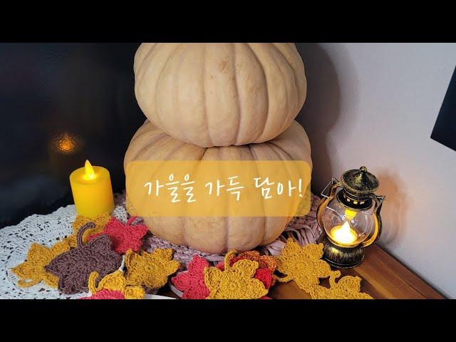 #diarydeco #가을 #가을을 가득 물들이고 담아!   ~ #autumn #감성다꾸 #crochet