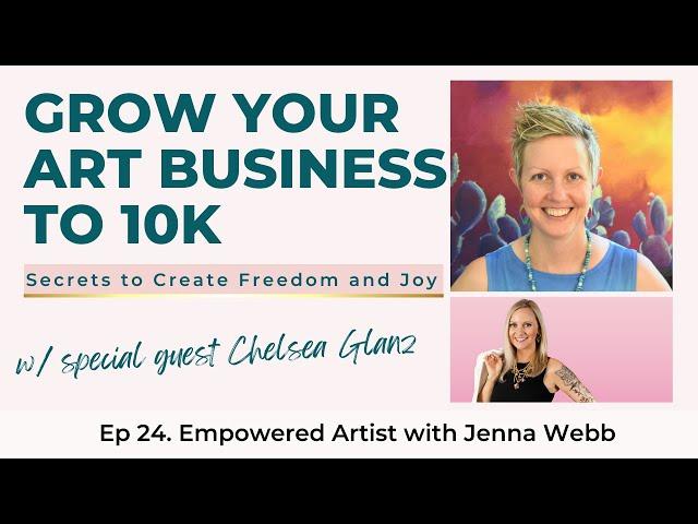 How to Start An Art Business + Grow To 10k (Secrets to Create Freedom and Joy As A Full Time Artist)