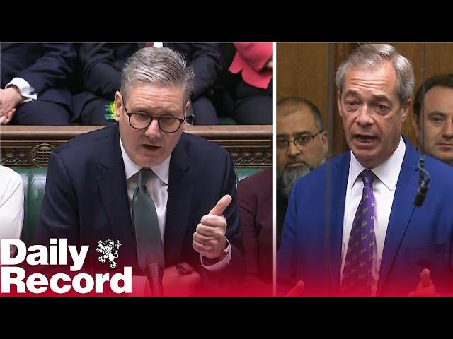 Keir Starmer attacks Nigel Farage for congratulating Donald Trump