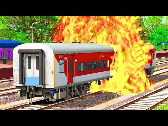 TRAIN CROSSING TRAIN ACCIDENT SITE | BUMPY RAILROAD | Train Simulator | Railworks 3 | NTG GAMING