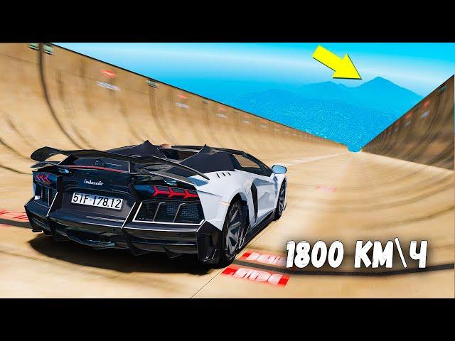 СПУСК С ГОРЫ БЕЗ ТОРМОЗОВ НА САМЫХ БЫСТРЫХ ЧИТ ТАЧКАХ В GTA 5 ONLINE!