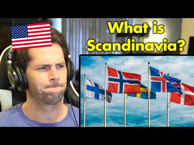 American Reacts to Where is Scandinavia?