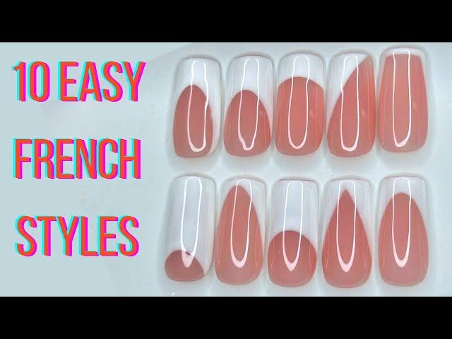 Easy French Tip Nail Tutorial  How To Do French Tip Nails With Gel Polish!