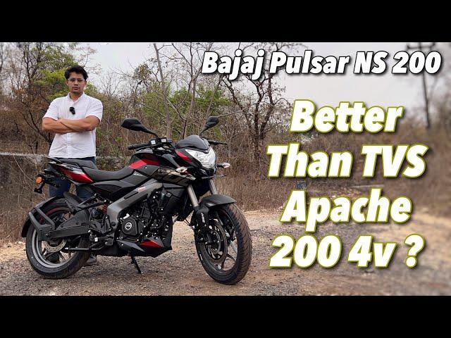 2023 Bajaj Pulsar NS 200 Review - Better Than TVS Apache 200 4v ??