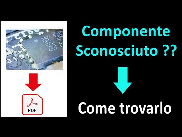 0776: Componente sconosciuto, come trovare il datasheet ?