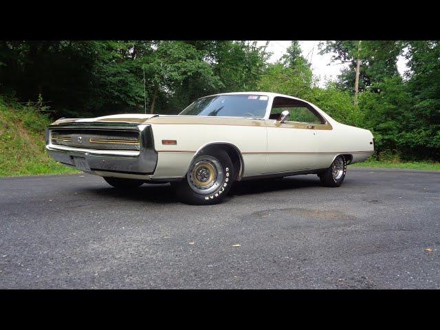 The Unicorn Arrived ! 1970 Chrysler 300H Hurst Gold / White & Ride - My Car Story with Lou Costabile