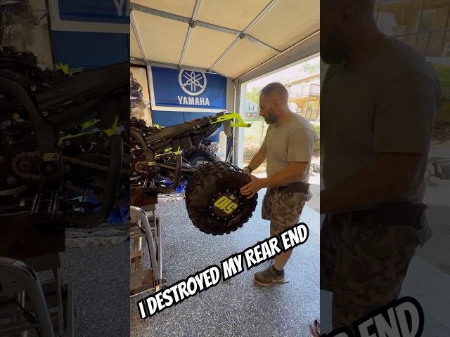 Thousands in damages - YFZ450r #yamaha #atv #yfz450r #damage #fullsend