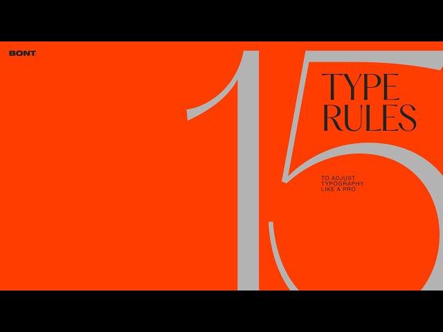 15 rules to adjust typography like a pro (Web Design tutorial)