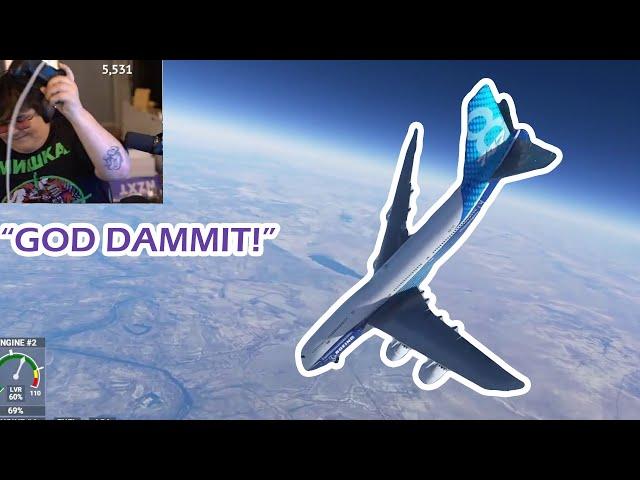 FUNNY STREAMER FAILS AND CRASHES IN MICROSOFT FLIGHT SIMULATOR 2020 - Flight Simulator Funny Moments