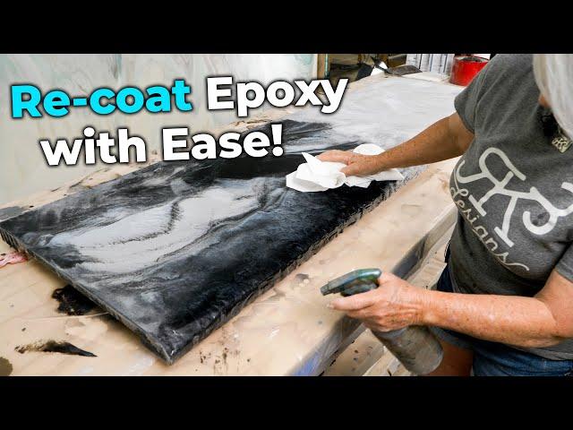 How to Re-Pour over an Existing Epoxy Surface