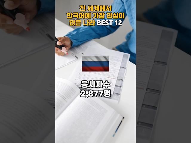 전 세계에서 한국어에 가장 관심이 많은 나라 BEST 12