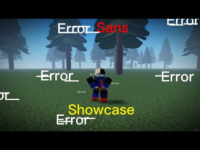 [Unknown Battle Simulator] Error Sans Showcase | Roblox