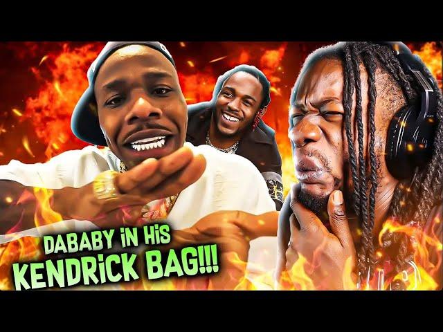 DABABY IN HIS KENDRICK LAMAR BAG!!! "NOT LIKE US" (FREESTYLE) REACTION