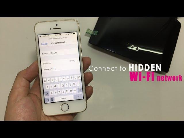 iPhone | Connect to Hidden Wi-Fi network | NETVN