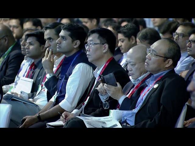 Mr. Jay Chen speaking at India Mobile Congress 2019