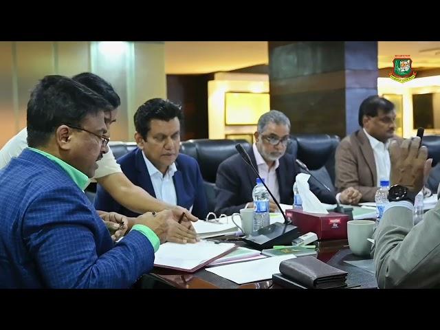 Moments from the Board of Directors Meeting of the Bangladesh Cricket Board.