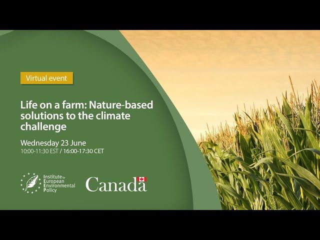 Life on a farm: Nature-based solutions to the climate challenge