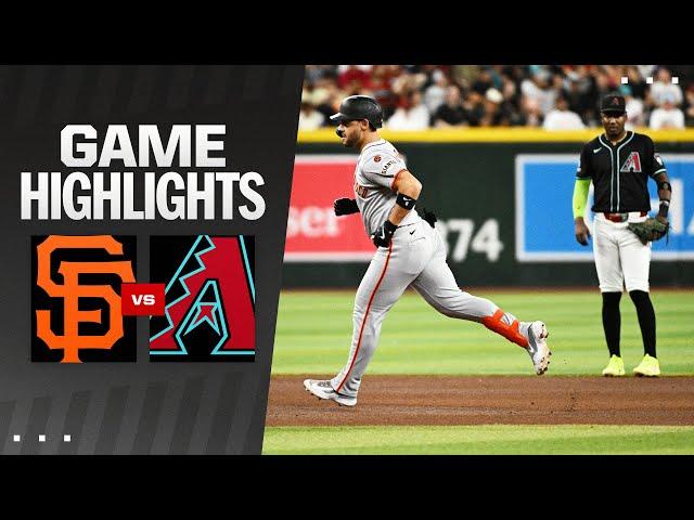 Giants vs. D-backs Game Highlights (9/23/24) | MLB Highlights