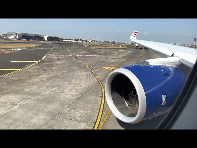 British Airways A350-1000 | Takeoff from Mumbai International Airport