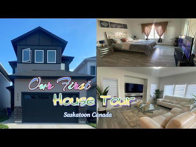 Our First House tour , Saskatoon Canada