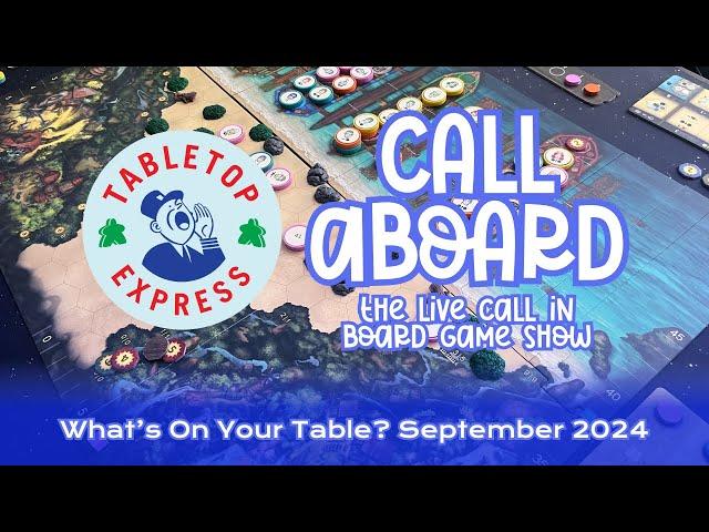 Live Board Game Call-In Show (Call Aboard Sept 24') | The Fog: Escape From Paradise Review