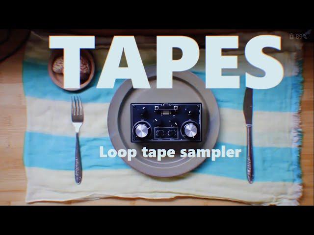 HOME BAKE INSTRUMENTS TAPES LOOP TAPE SAMPLER / lofi effector short film