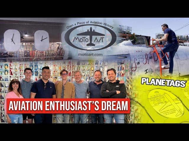 Touring MotoArt With Sam Chui: Plane Tags, Aviation Furniture, and More!