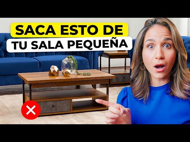 12 COSAS QUE NO DEBES TENER EN UNA SALA PEQUENA