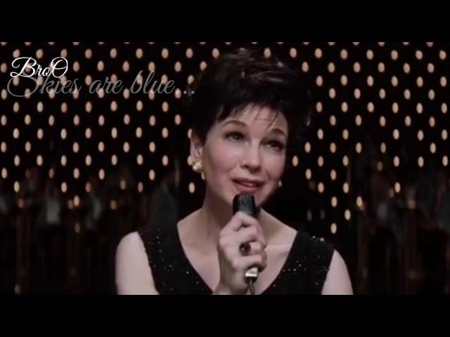 JUDY 2019- The OSCAR winning act of Renee ZELLWEGER- (Somewhere over the rainbow with lyrics)