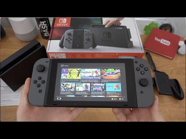 Nintendo Switch Unboxing and Setup!