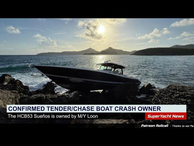 Wrecked Chase Boat Belongs to Popular Charter Yacht | SY Clips