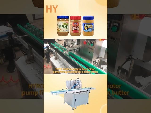 Automatic Servo Rotor Pump Filling Machin for Peanut Butter| HYRO-A100 |  #pistonfillingmachine