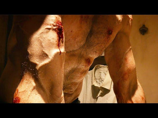 Logan Removes Bullets - Bathroom Scene - Logan (2017) Movie Clip HD