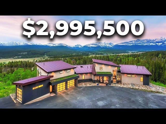 INSIDE a $2,995,500 Luxury Mountain Home (on 10 ACRES)