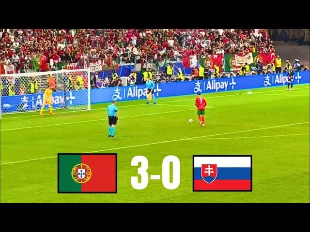  Portugal vs Slovenia (3-0) Full Penalty Shootout | Euro 2024 | Celebration | Ronaldo Reaction