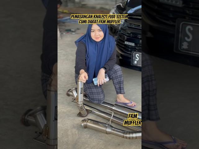 Fausi ardant Pasang knalpot full sitem frm muffler di mobil LAMOZA